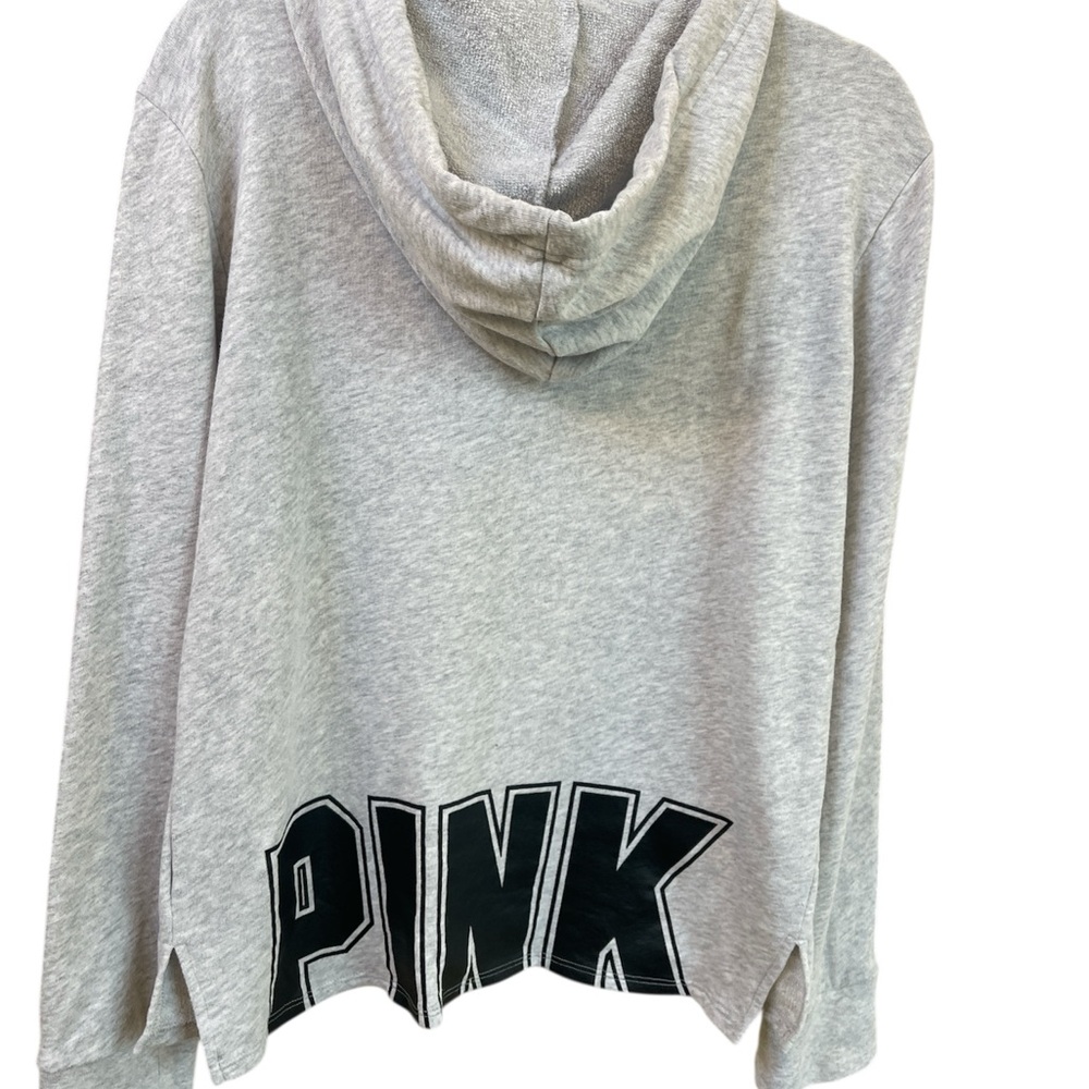 Victoria’s Secret Pink CHI half zip hooded small top - Picture 2 of 4